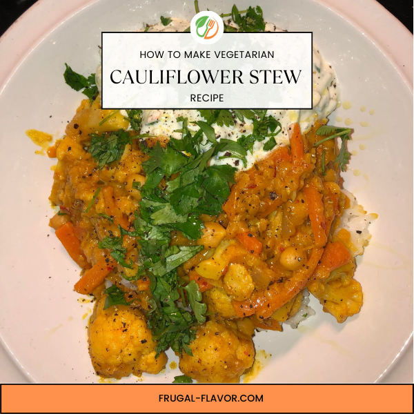 vegetarian cauliflower stew recipe